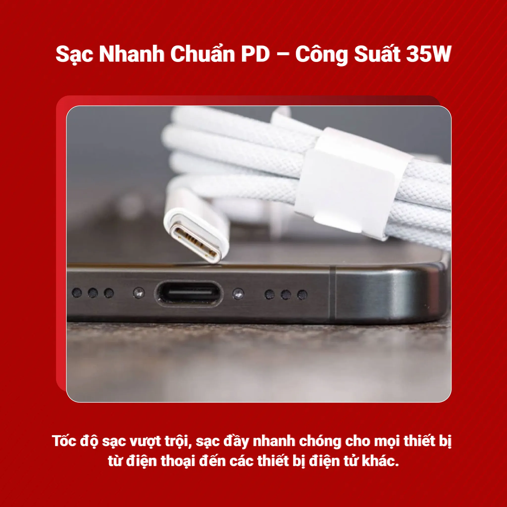 Bộ Sạc Nhanh PC05 công suất 35W