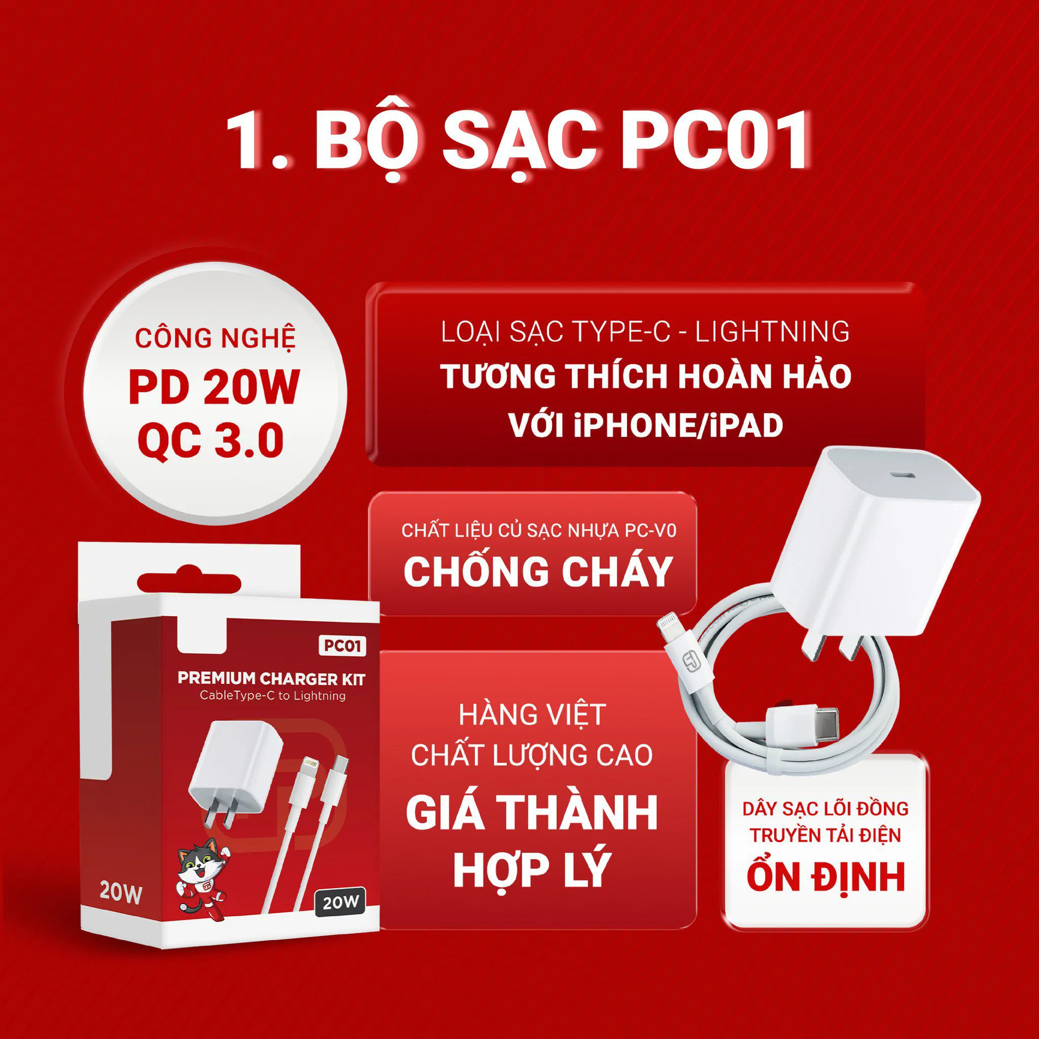 Bộ sạc nhanh Tùng Phong: TOP 05 bộ sạc nhanh hàng đầu tại Tùng Phong