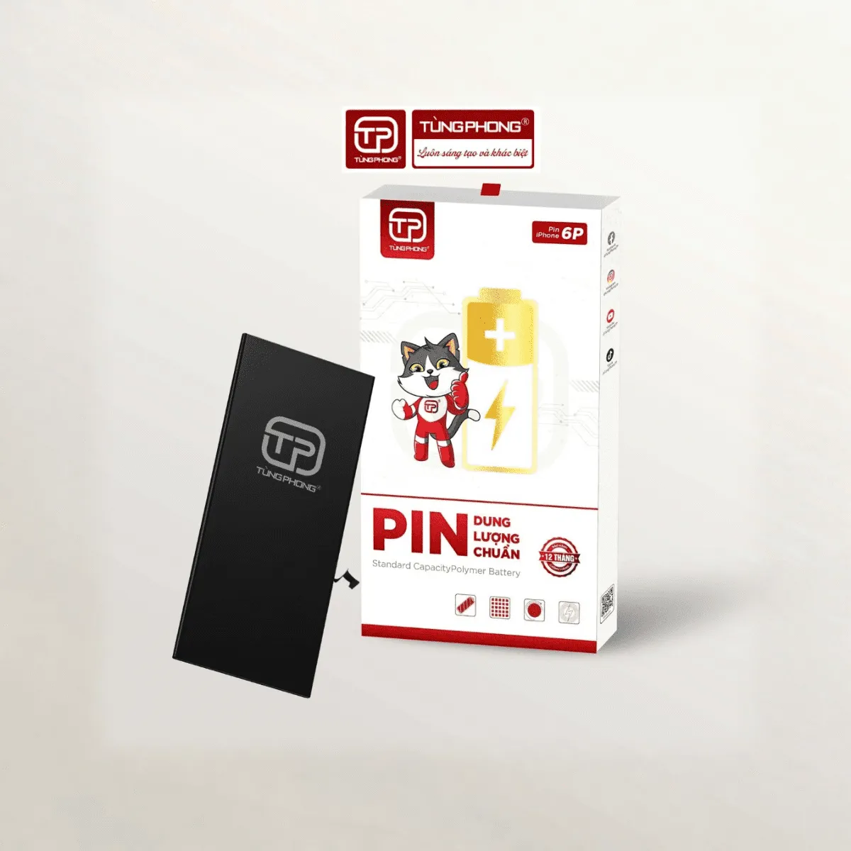 PIN IPHONE 6 PLUS DUNG LƯỢNG CHUẨN - THƯƠNG HIỆU TÙNG PHONG