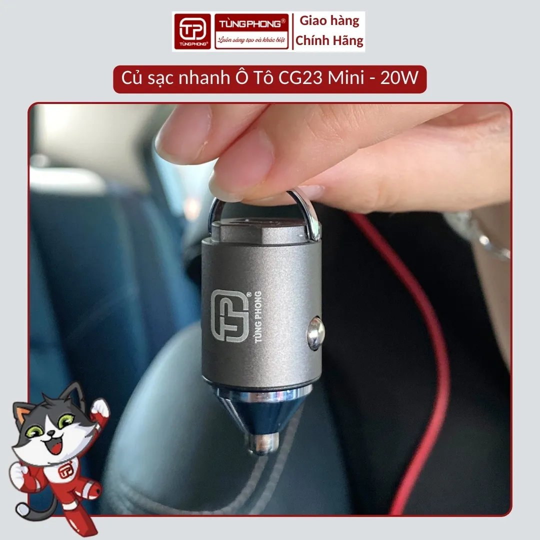 Củ sạc ô Tô CG23 Mini