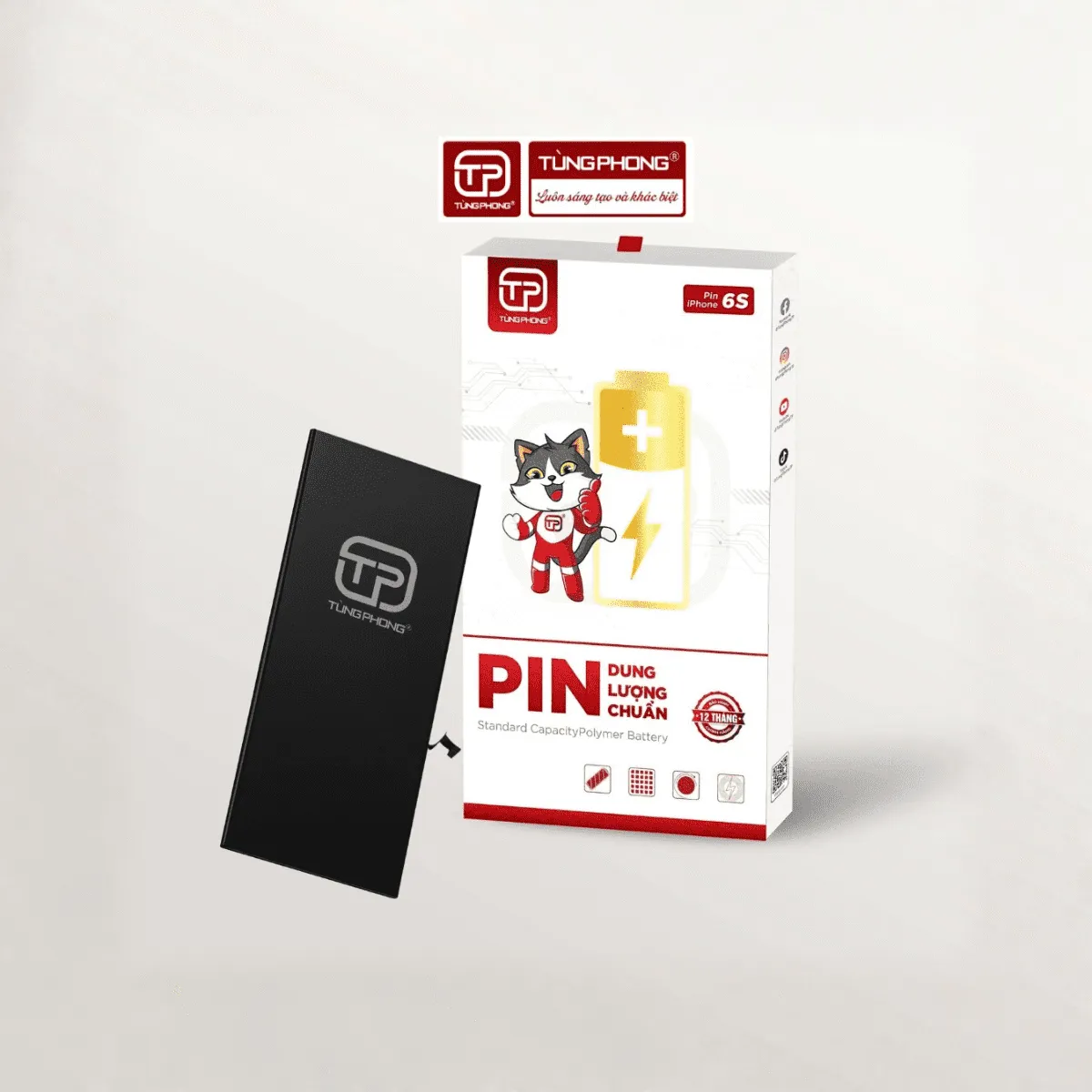PIN IPHONE 6S DUNG LƯỢNG CHUẨN - THƯƠNG HIỆU TÙNG PHONG