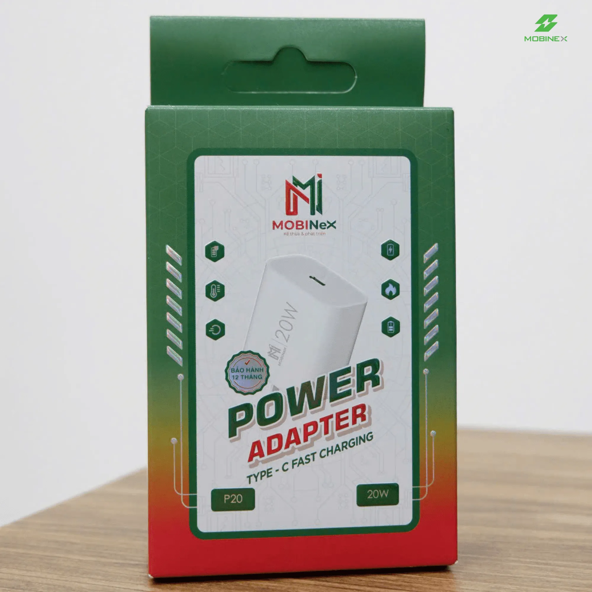 CỦ SẠC P20 - THƯƠNG HIỆU MOBINEX, SẠC NHANH 20W