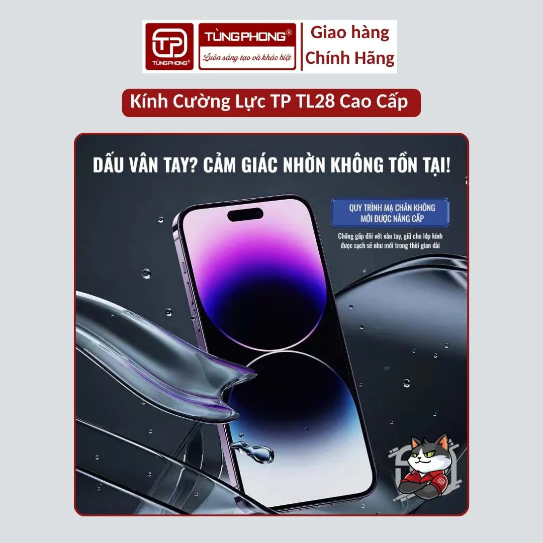 Hướng dẫn dán KÍNH CƯỜNG LỰC IPHONE TL28