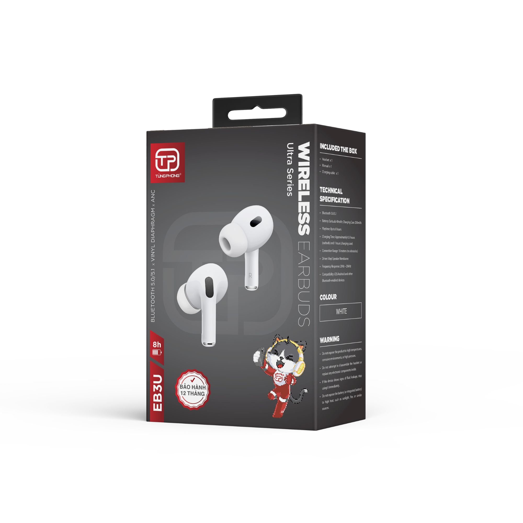 Tai nghe Bluetooth EB3U là dòng tai nghe không dây 