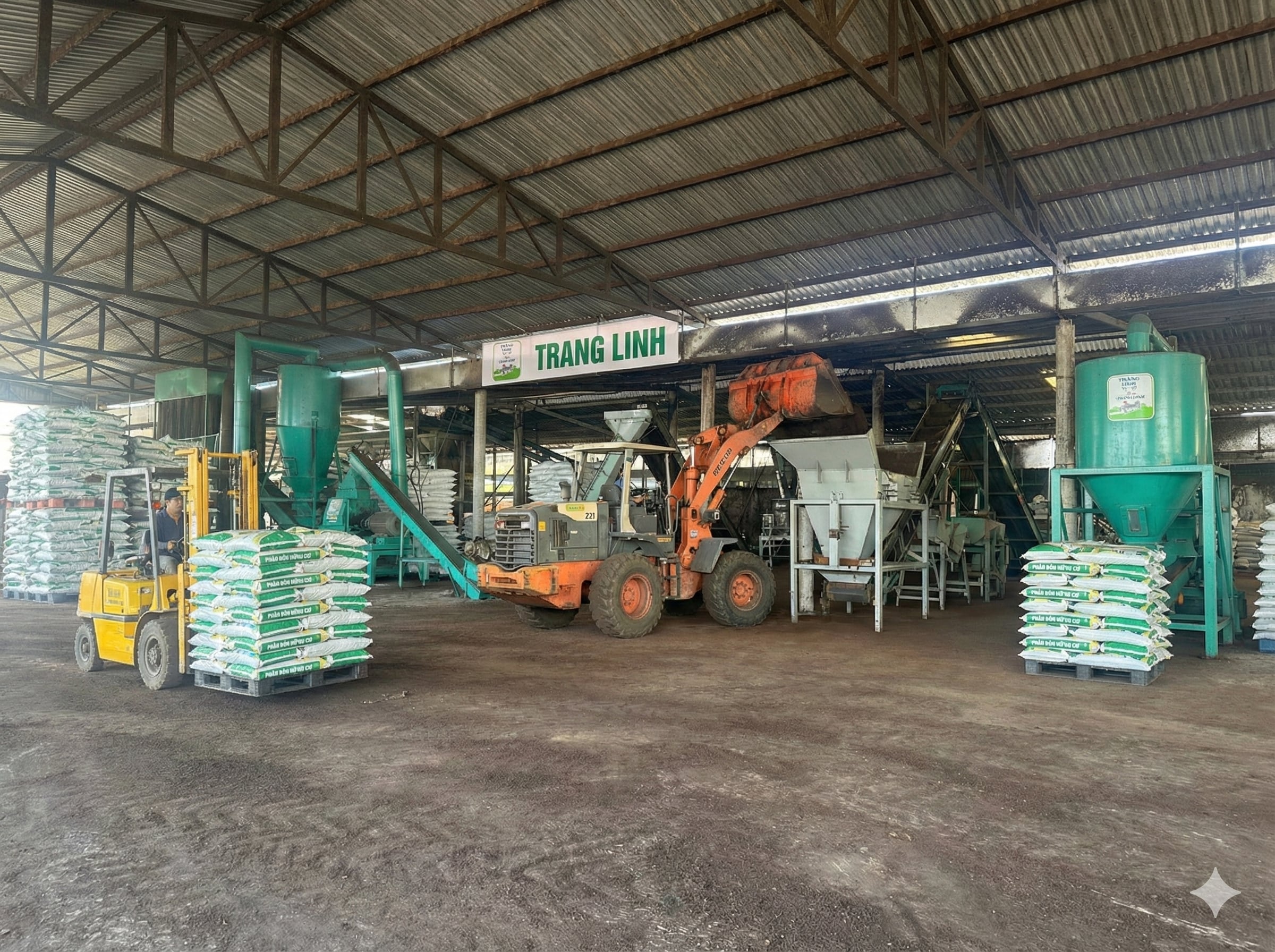 Sản xuất phân bón hữu cơ