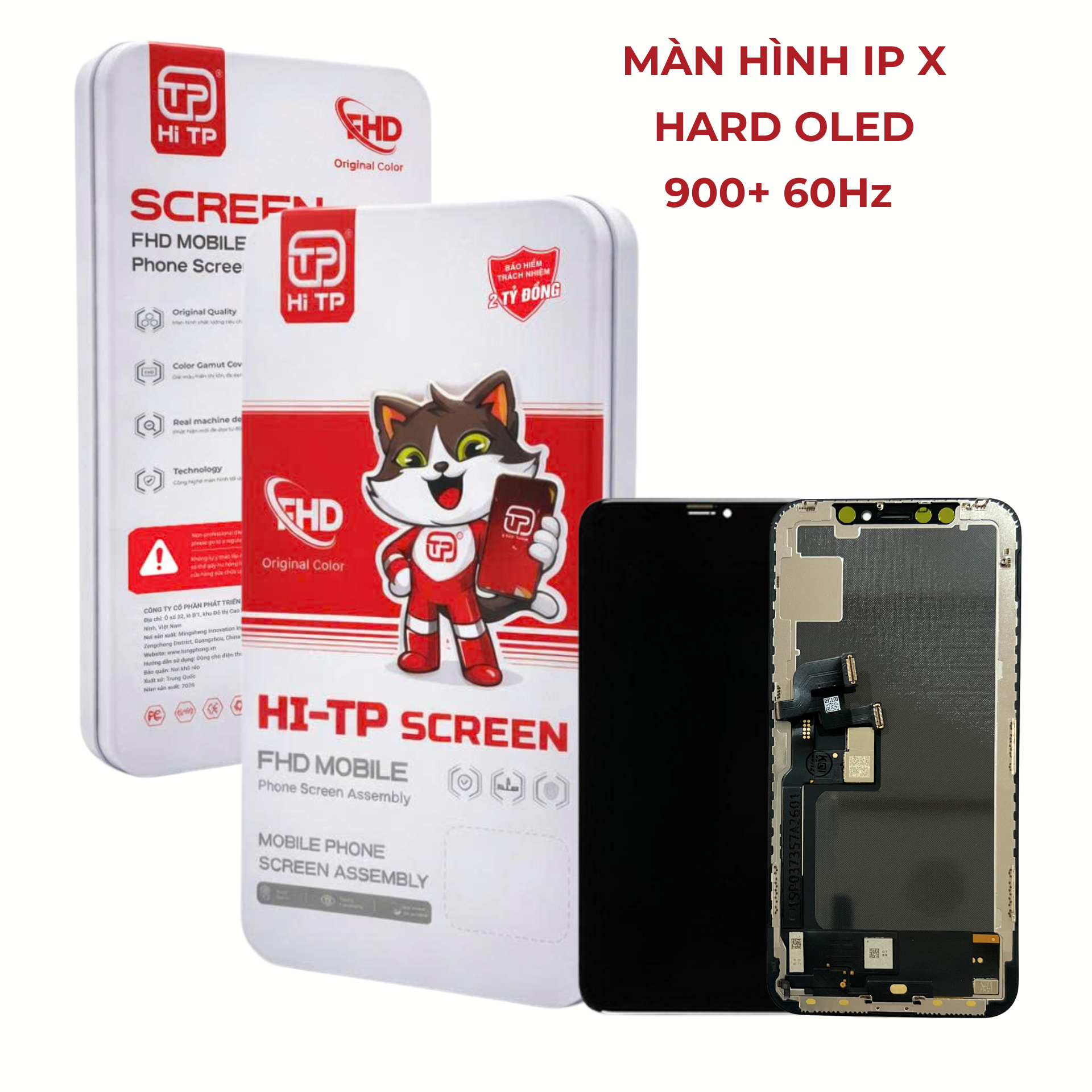 MÀN HÌNH IPHONE X. HARD OLED. THƯƠNG HIỆU HI TP