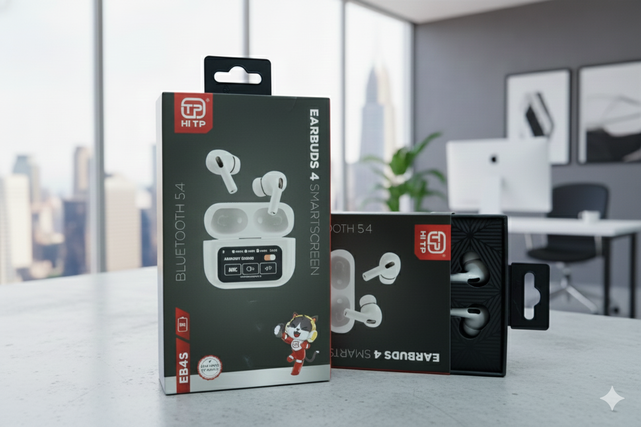 TAI NGHE EARBUDS 4 (EB4S). THƯƠNG HIỆU HI TP. CÔNG NGHỆ BLUETOOTH 5.4