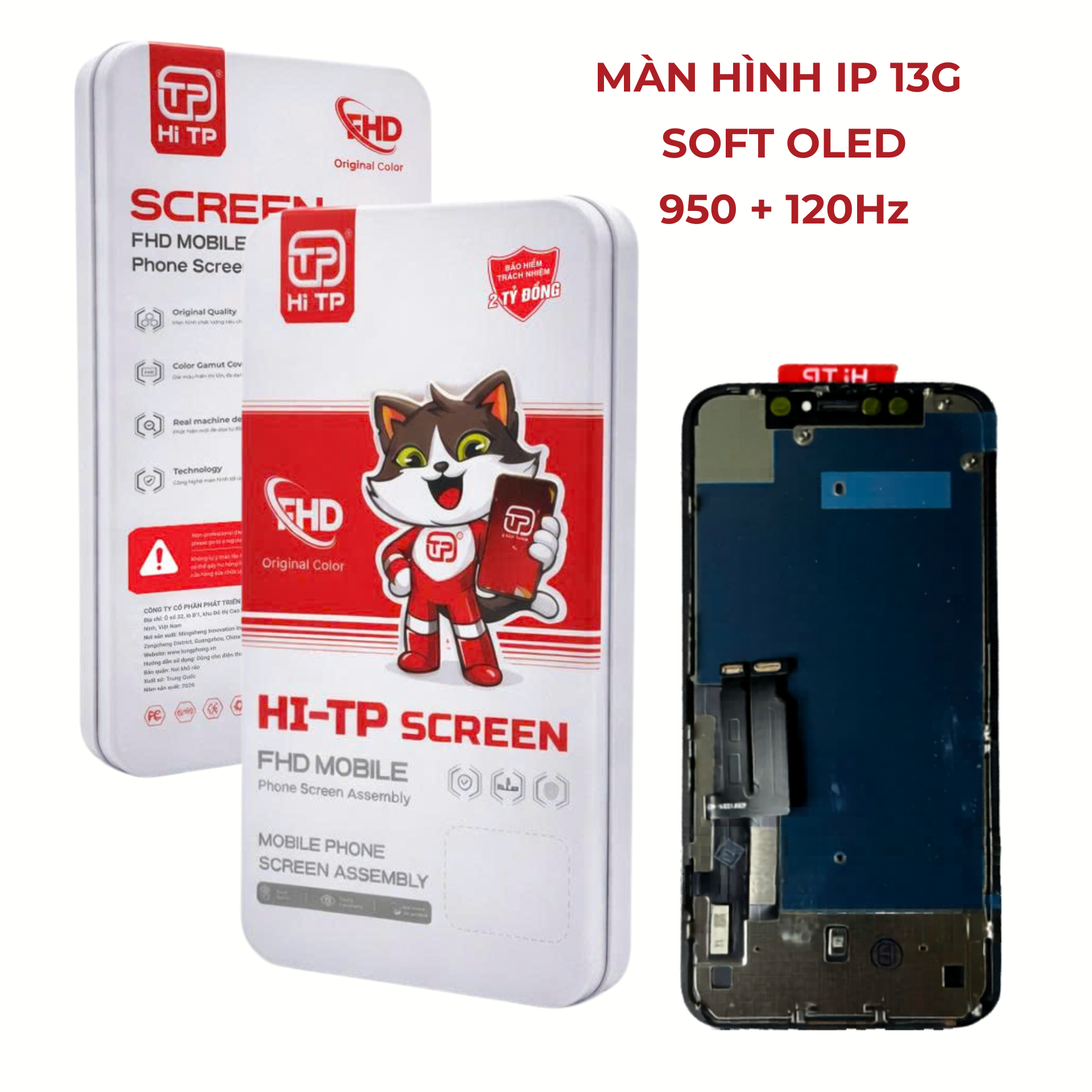 MÀN HÌNH IPHONE 15 PRO MAX (SOFT OLED). THƯƠNG HIỆU HI TP